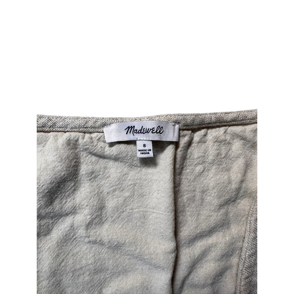 Madewell Vicose & Linen Blend Romper, size Small - Picture 5 of 6